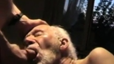 Grandpa Sucking Off a Hunk