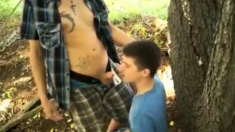 Young Boys Raw Fuck in the Forest