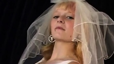 Teen bride with big tits