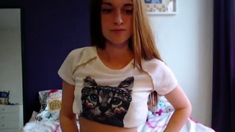 My Online Girlfriend 18 And Perfect Young Camgirl