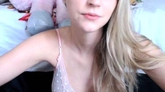 Cute Blonde Teen Solo Orgasm